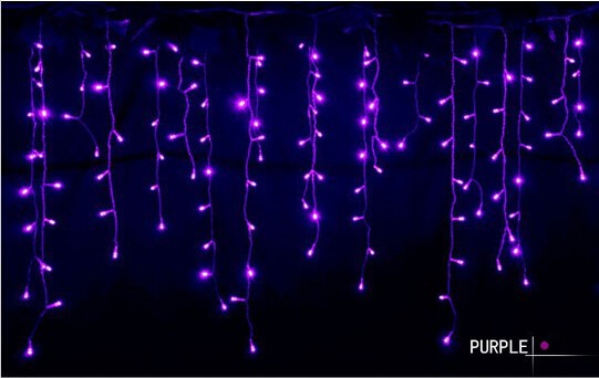 Christmas Decoration lights 3.5M 96leds Led string Light Christmas 110V 220V Wedding garland outdoor curtain rope lamps 9 colors