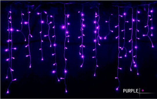 Christmas Decoration lights 3.5M 96leds Led string Light Christmas 110V 220V Wedding garland outdoor curtain rope lamps 9 colors