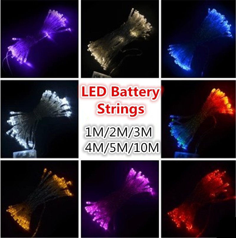 Hot sale Led string 20x2m 20led 3xAA batteries Powered String lights for weddings holiday decraction