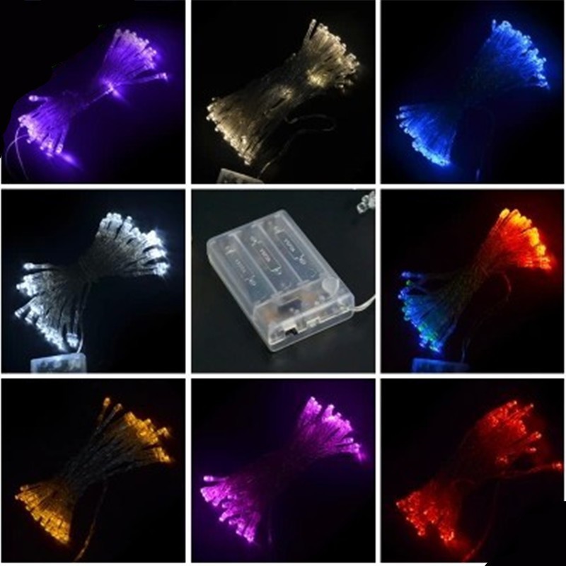 Hot sale Led string 20x2m 20led 3xAA batteries Powered String lights for weddings holiday decraction