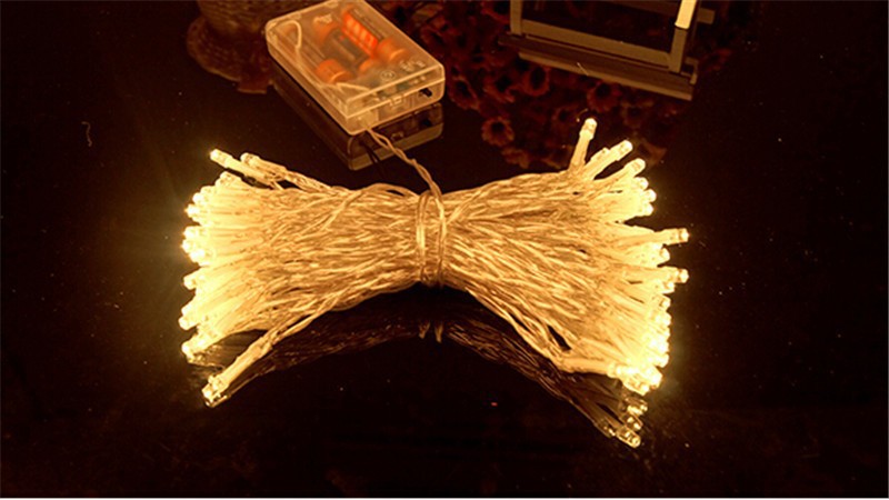 Hot sale Led string 20x2m 20led 3xAA batteries Powered String lights for weddings holiday decraction