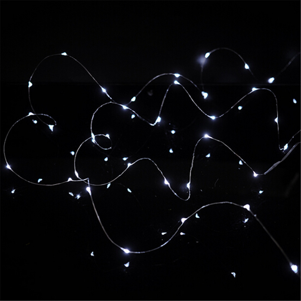 10M 100LED Christmas Fairy Lights Copper Wire LED Starry Lights DC 12V Blue Warm White RGB LED String Light Wedding Decoration