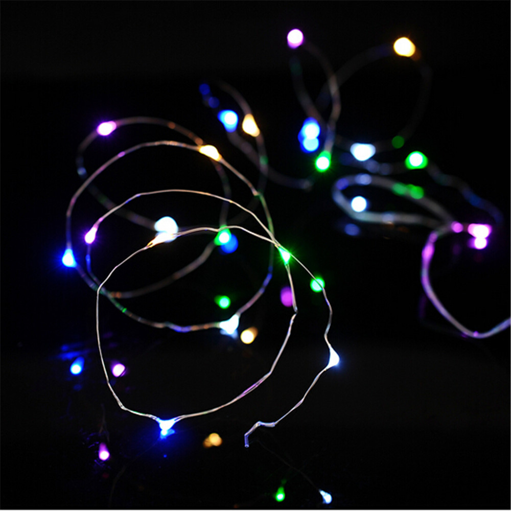 3M 10FT 30 LEDS 5V string Silver Copper Wire LED light 4.5V Waterproof LED String light Holiday Light Christmas Lights