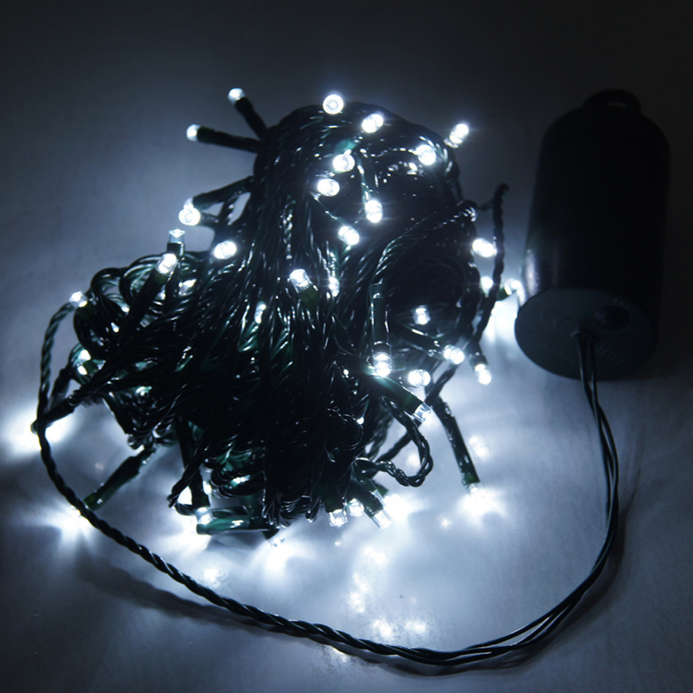 Blue Warm White Multicolor 40M 300 LED Battery Lights String Fairy Outdoor Garden Waterproof Christmas Party Decoration Lamp