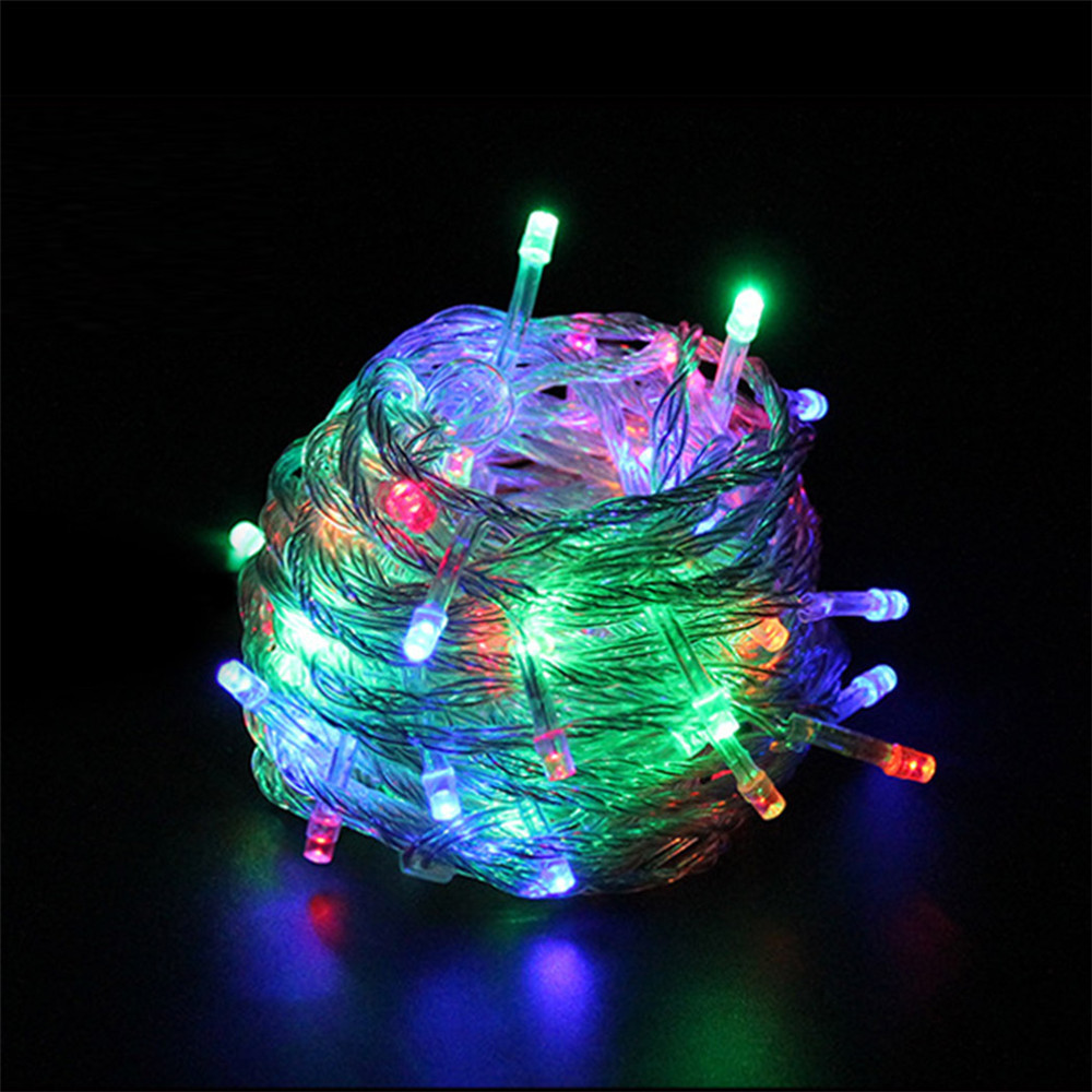 Outdoor Waterproof Led String Light 10M 100led AC110V or AC220V Led Christmas Light With Female Male connector