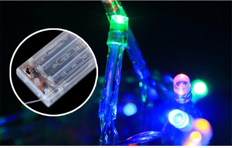 LED battery light 3M 30LEDS Christmas string Christmas lights holiday lights wedding road LED decoration lamp series battery