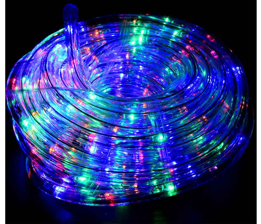 32.8ft LED Flexible Rope Light 220V String Kit for Home Garden Patio Shop Windows Christmas New Year Wedding Party Event