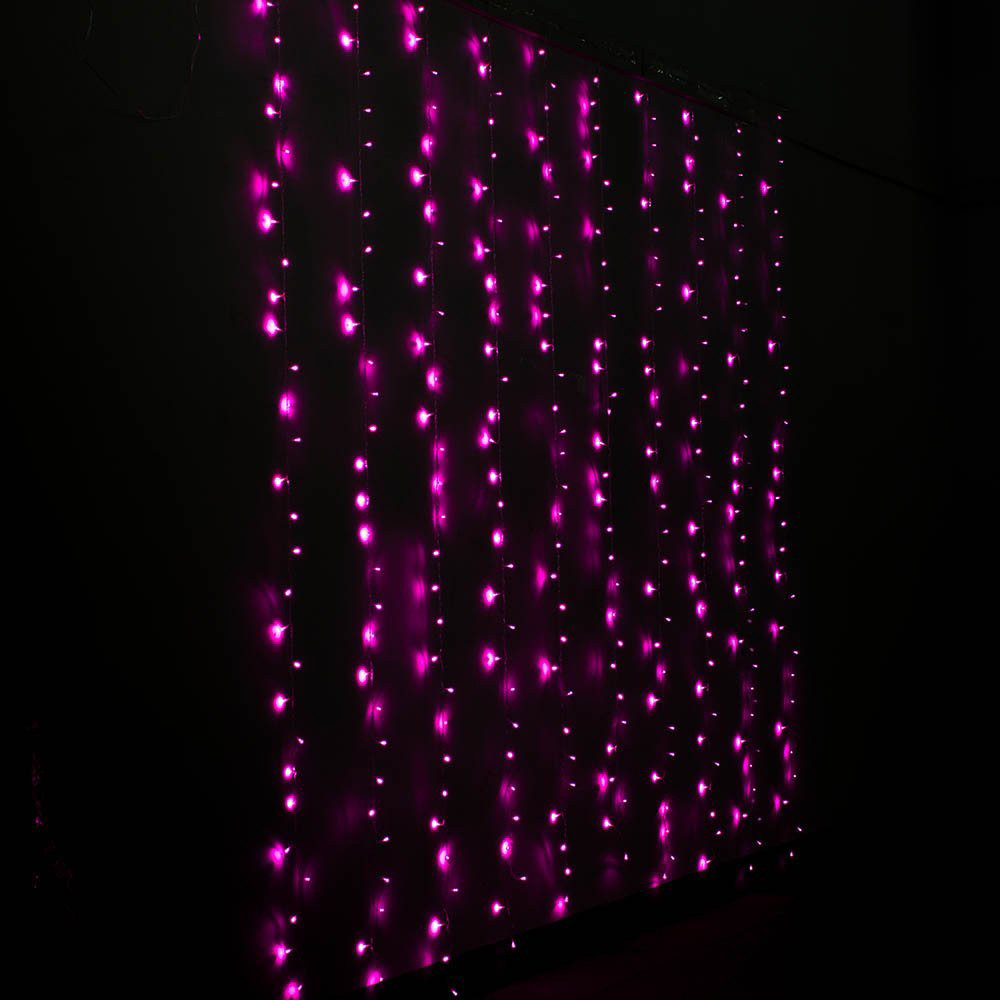 220V 6M x 3M 750 LED String Lights Curtain Lights for Home Decoration and Christmas Party (EURO plug)