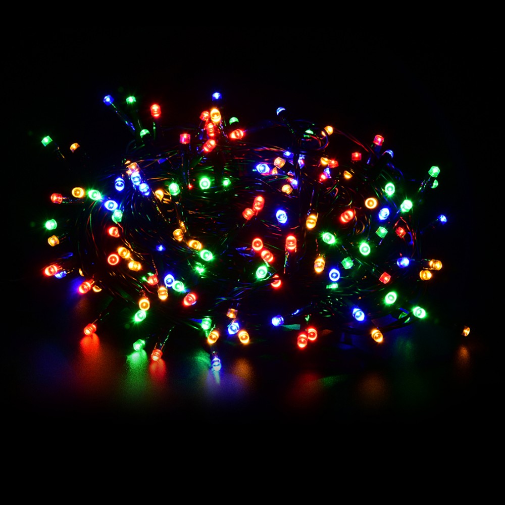 4 Colors 50M 165Ft 250 Leds RGB Warm White Blue LED String Light Starry Lights Includes Power Adapter (UK US EU AU Plug)