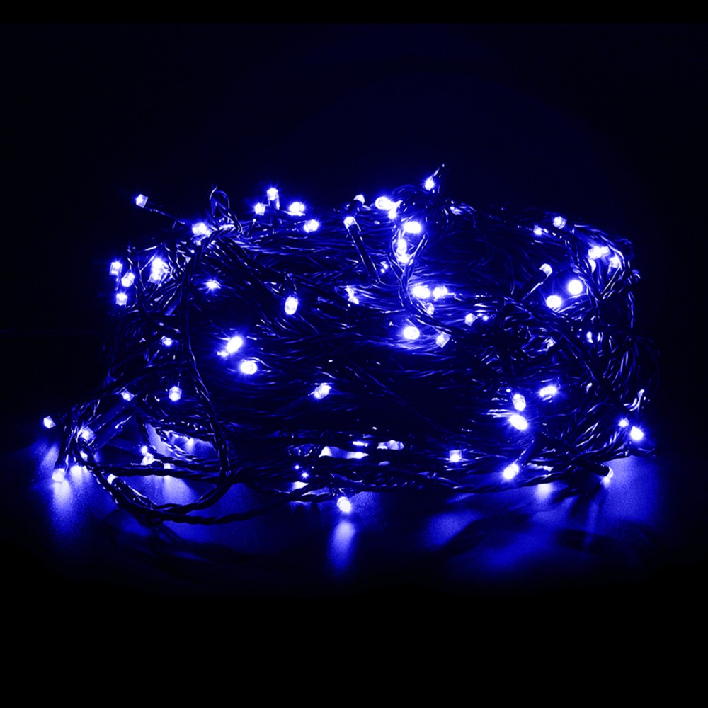 30m 200 LED Outdoor Christmas Fairy Lights Warm White Copper Wire LED String Lights Starry Light+Power Adapter(UK US EU AU Plug)