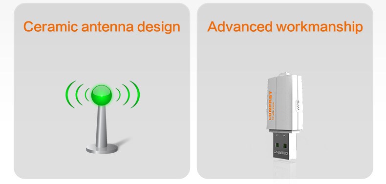 300Mbps 802.11n g b COMFAST CF WU835P 2T2R mini usb wifi adapter with WPS one key encryption