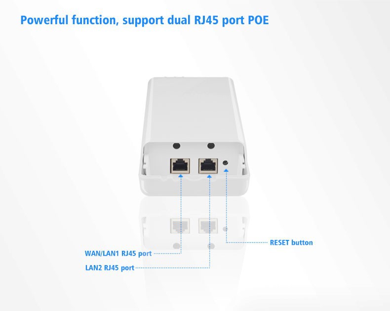 Support IP Camera Long Distance Coverage up to 5KM CPE 2.4Ghz WIFI Signal Booster Amplifier Network Bridge COMFAST CF E214N