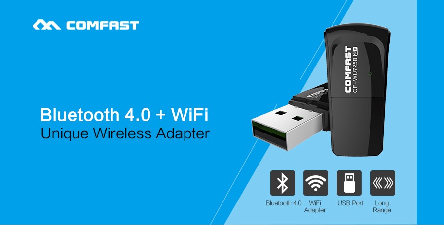 Up to 300Mbps RTL8273BU Blueteeth 4.0 Function Wifi Receiver Emitter 802.11N B G Wifi Adapter