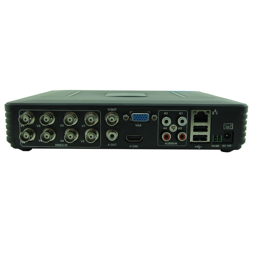 Mini 8CH Full D1 H.264 HDMI Security System CCTV DVR 8 Channel 720P 1080P NVR Hybrid DVR Recorder Mobile DVR RS485 PTZ Hot