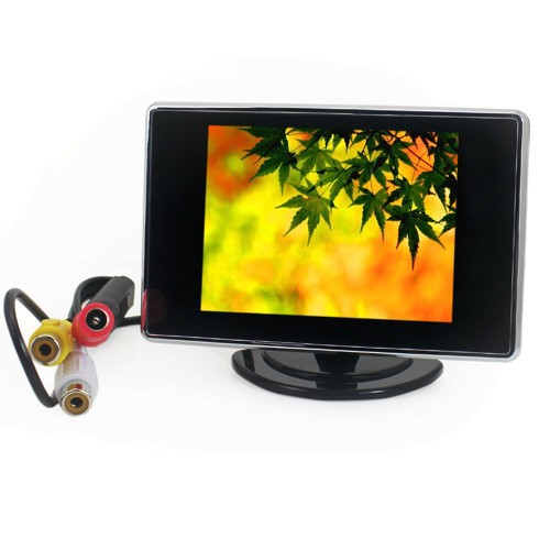 3.5 Inch TFT LCD Monitor For Security CCTV Camera and Car DVR with AV RCA Video, AC-3580