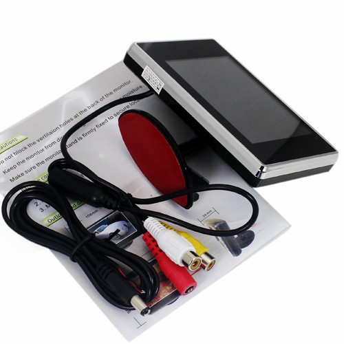 3.5 Inch TFT LCD Monitor For Security CCTV Camera and Car DVR with AV RCA Video, AC-3580