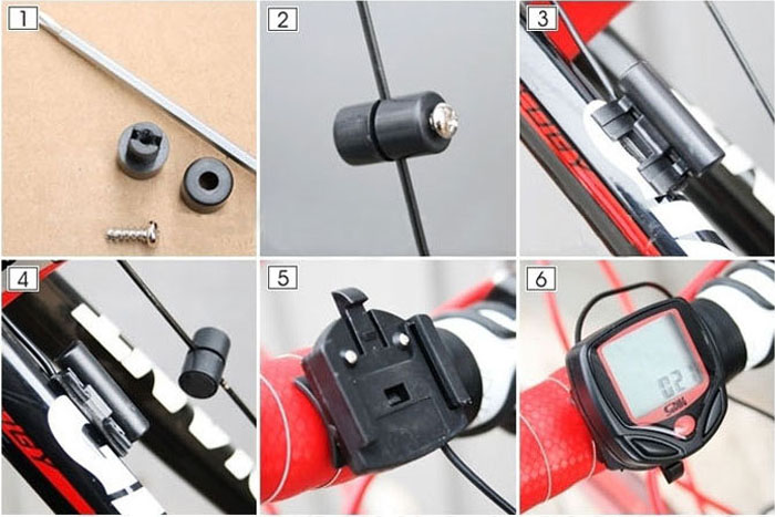 New SD 548B Bike Bicycle Cycling Computer LCD Odometer Speedometer Jecksion