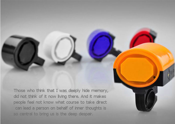 New Electronic Bicycle Bike Cycling Alarm Loud Bell Horn Warning Loud Siren Sound Jecksion