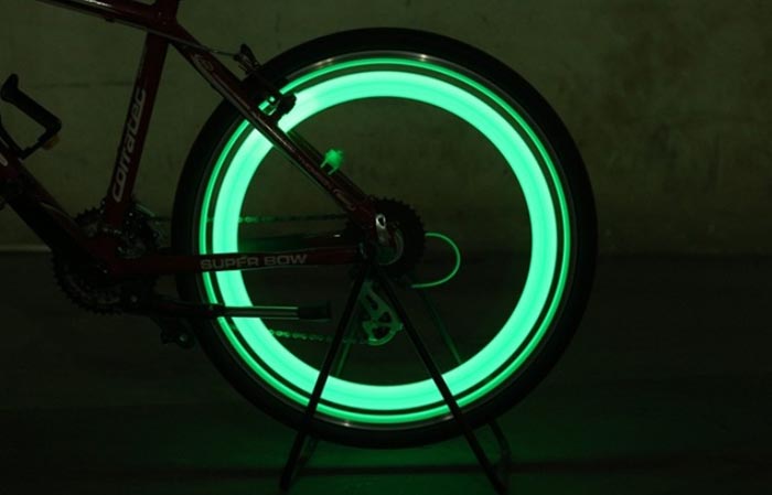 New Motorcycle Cycling Bike Bicycle Wheel LED Light Tire Wheel Valve Jecksion