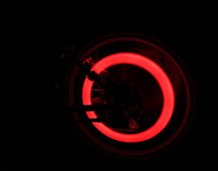 New Motorcycle Cycling Bike Bicycle Wheel LED Light Tire Wheel Valve Jecksion