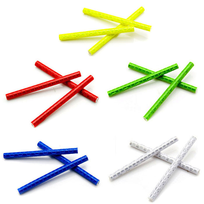 New 12pcs Bicycle Bike Wheel Spoke Reflector Reflective Strip Clip Tube Jecksion