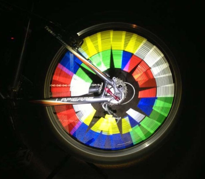 New 12pcs Bicycle Bike Wheel Spoke Reflector Reflective Strip Clip Tube Jecksion