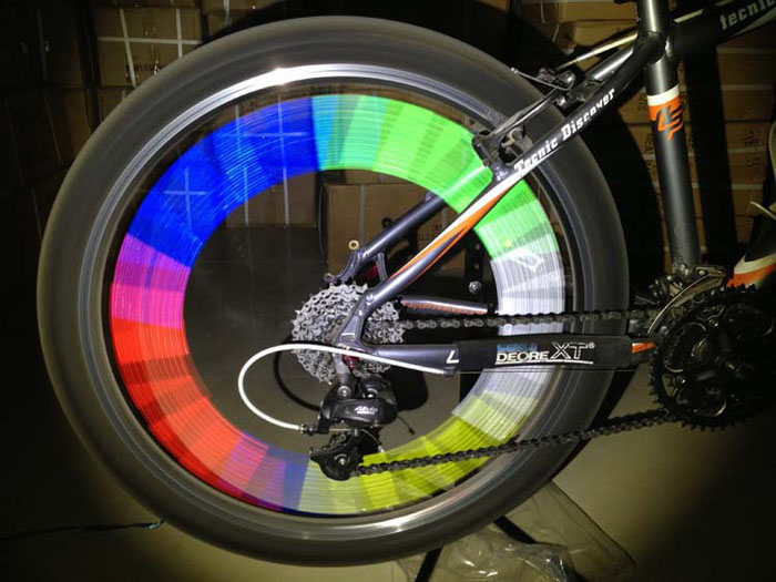 New 12pcs Bicycle Bike Wheel Spoke Reflector Reflective Strip Clip Tube Jecksion
