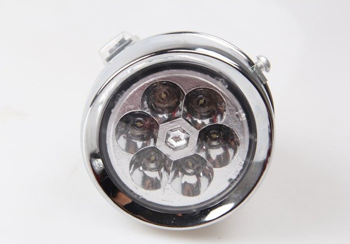 2015 New Bike Bicycle Accessory Retro LED Front Light Bracket Headlight Silver Free shipping Wholesales Jecksion
