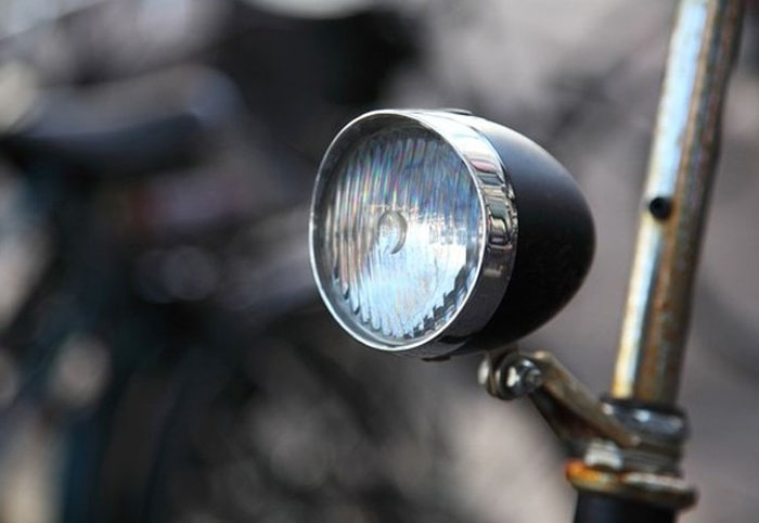 JECKSION New Hot Sale Bicycle Accessories Retro Bicycle Bike Accessory Vintage 3LED Headlight Front Bicycle Light Bracket