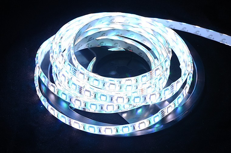 RGBW RGBWW LED Strip Light Waterproof DC12V SMD 5050 5M roll IP65 60Leds M 300 LEDS Flexible Bar Light LS01