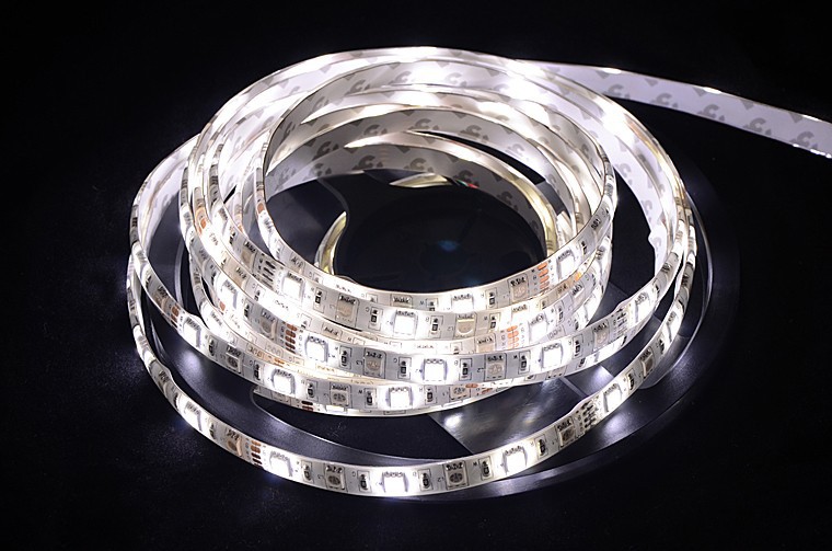 RGBW RGBWW LED Strip Light Waterproof DC12V SMD 5050 5M roll IP65 60Leds M 300 LEDS Flexible Bar Light LS01