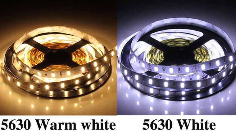 5m RGB led strip light 5050 5630 3528 3014 60led m waterproof No waterproof RGB Red Green Blue White Warm white Yellow led LS25