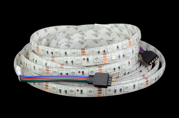 15M RGB 5050 LED Strip Light Waterproof SMD 60Leds M Soft Bar Light+24 keys Wireless RF Dimmer Remote Controller+15A Power LS04