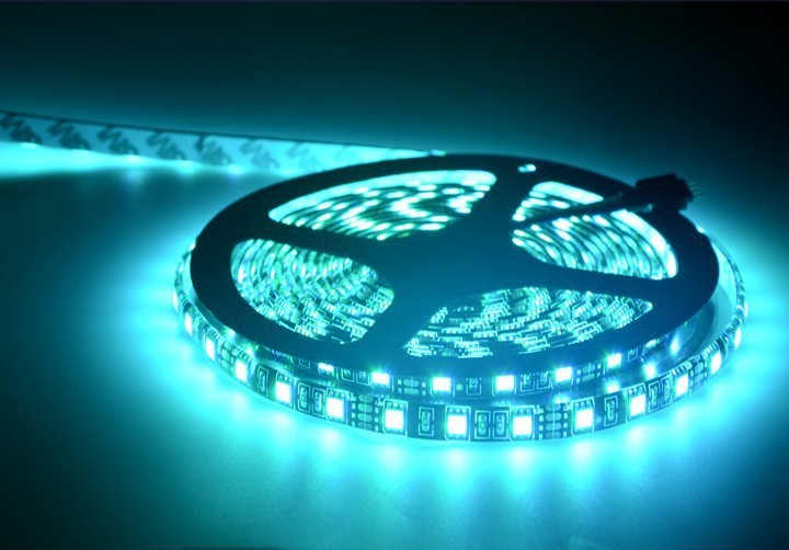 Black PCB 5050 LED Strip RGB White DC 12V Black PCB Board 5M 60led m 300 Leds SMD IP65 Waterproof Flexible Light Strips LS12