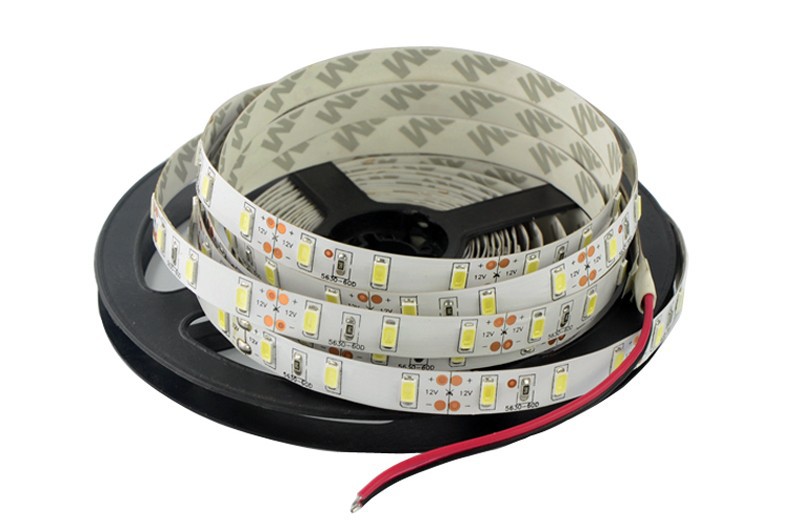 5M 5730 SMD Flexible LED Strip Light Waterproof DC12V 60Leds m White Warm white Red Green Blue Super Bright Strips Light LS32