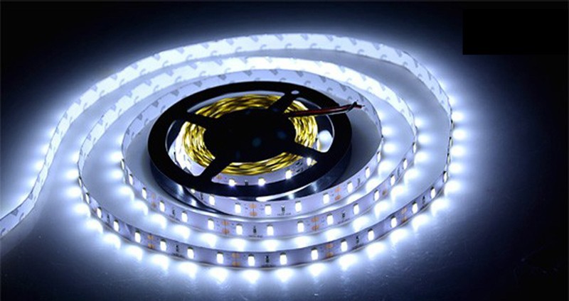 5M 5730 SMD Flexible LED Strip Light Waterproof DC12V 60Leds m White Warm white Red Green Blue Super Bright Strips Light LS32