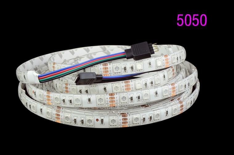 5M 5050 5730 DC12V SMD LED Strip IP65 Waterproof 60Leds m Flexible Light+5A Power Supply White Warm white Red Green Blue LS46