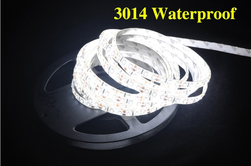 5m 3014 3528 led strip DC12V smd 60led m ip65 waterproof flexible light +2A transformer white warm white red green blue LS55