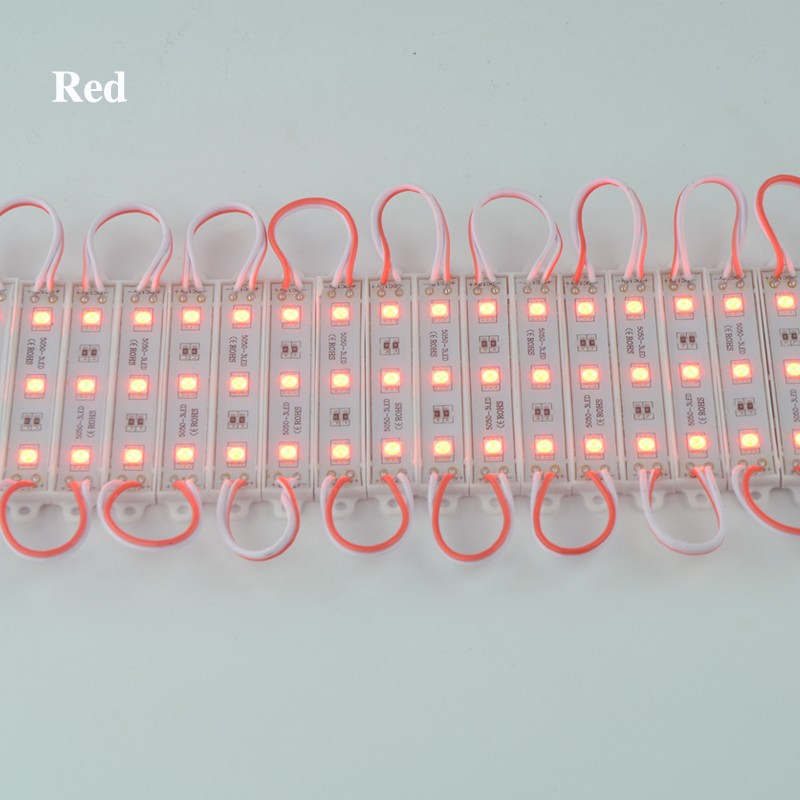 20pcs lot SMD 5050 LED Module IP65 waterproof DC12V LED Leds lamps Light RGB Red Green Blue Yellow White Warm White LS57