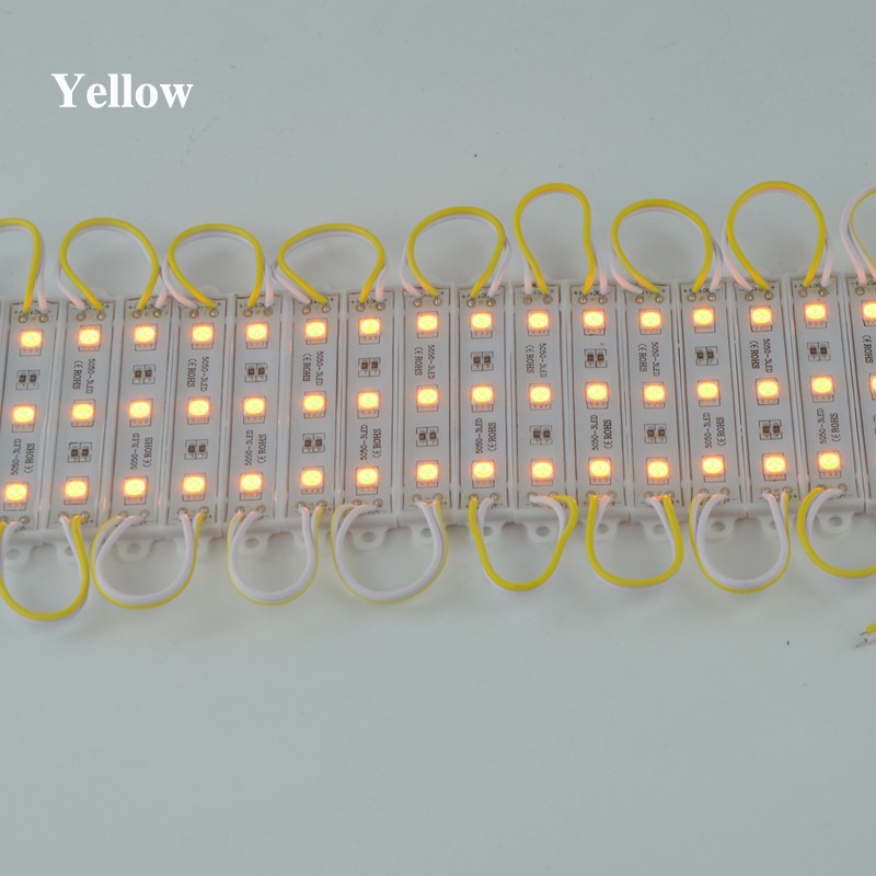 20pcs lot SMD 5050 LED Module IP65 waterproof DC12V LED Leds lamps Light RGB Red Green Blue Yellow White Warm White LS57