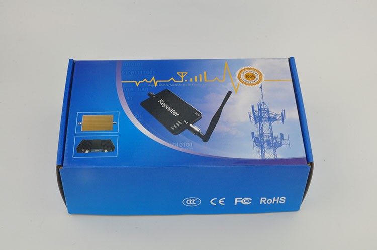 Lintratek 3G Signal Repeater W CDMA 2100MHz 3G Cell Phones Signal Booster Sets 65db 20dBm 3G Signal Amplifier With ALC Full Kits