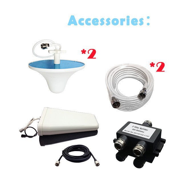 2G 3G Repeater GSM 3G Dual Band Signal Booster GSM900MHz UMTS 2100Mhz for Big Area to Resolve Signal Problem