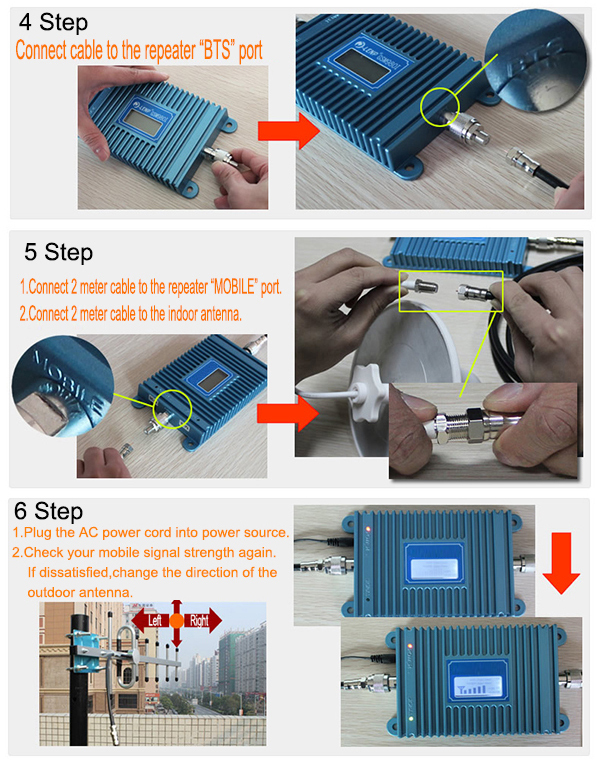 2G 3G Repeater GSM 3G Dual Band Signal Booster GSM900MHz UMTS 2100Mhz for Big Area to Resolve Signal Problem
