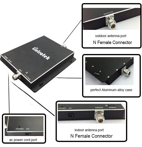 2G 3G Repeater GSM 3G Dual Band Signal Booster GSM900MHz UMTS 2100Mhz for Big Area to Resolve Signal Problem