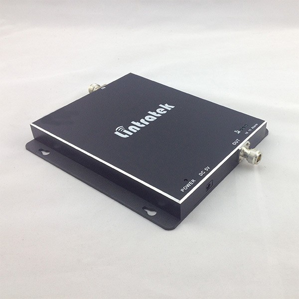 Lintratek Cell Phone Signal Repeater 70dB Signal Amplifier UMTS 850Mhz 2100MHz UMTS CDMA Dual Band Signal Booster