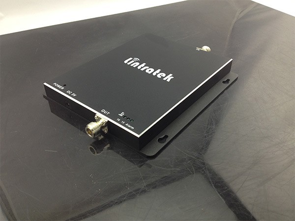 Lintratek Cell Phone Signal Repeater 70dB Signal Amplifier UMTS 850Mhz 2100MHz UMTS CDMA Dual Band Signal Booster