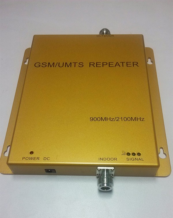 GSM 3G Dual Band Signal Repeater GSM 900mhz WCDMA 2100mhz 27dBm GSM UMTS 3G Signal Booster Full Kits Panel Antenna