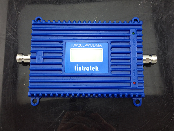 Lintratek WCDMA 2100MHz 3G Mobile Signal Repeater 70dB Gain UMTS LCD Cell Phone Signal Booster 20dBm Output Power A Set