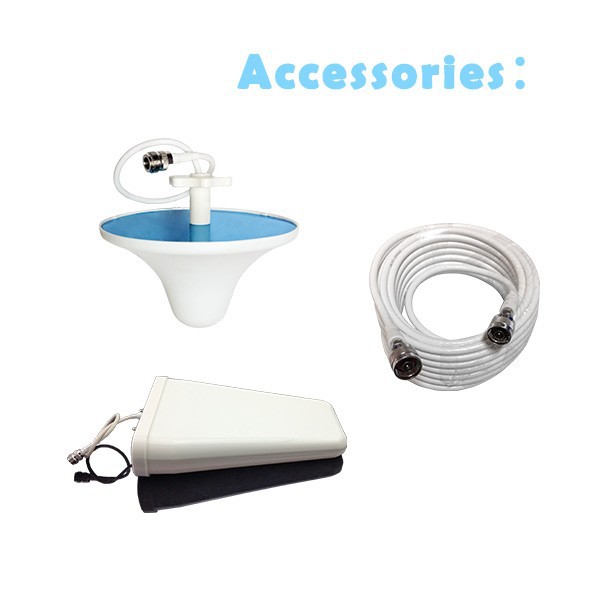 3G Signal Repeater 2100mhz WCDMA Repeater Mobile Signal Booster High Gain 70dB Cellphone Signal Booster 3G Signal Amplifier