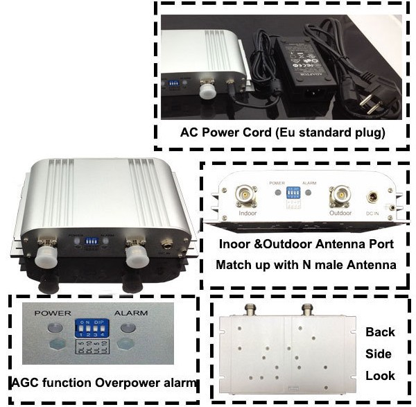 Lintratek 2600MHz 4G LTE Signal Amplifier 70db 4G Signal Repeater Big Coverage Signal Booster With ALC MGC AGC